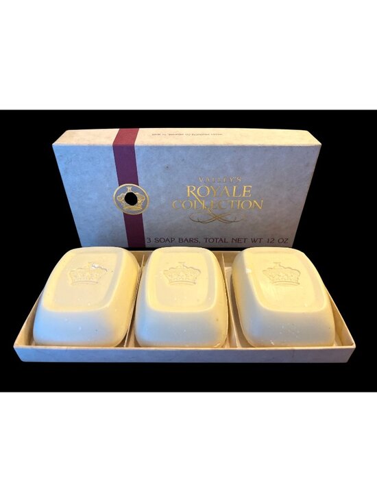 Valley's Royale Collection Other - Vtg Valleys Royale Collection 3 Soap Bars Gift Set 12 Oz Made In USA